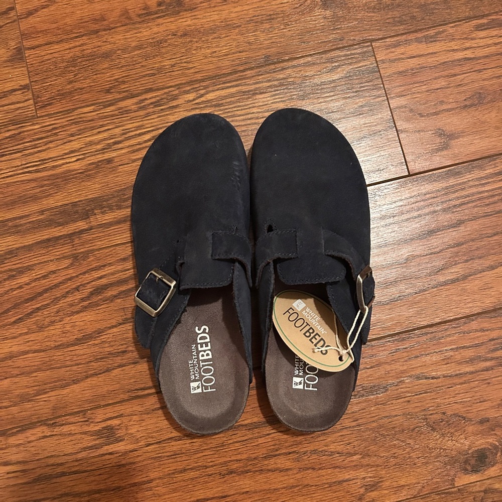 White Mountain Navy Blue Slip-On Shoes NWT
